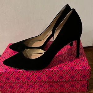 Tory Burch Classic D’Orsay Pump Soho Lux Suede Size 8.5